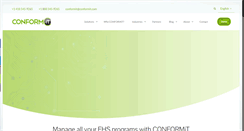 Desktop Screenshot of conformit.com