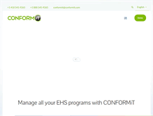 Tablet Screenshot of conformit.com
